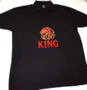 Black King Round Neck T-Shirt