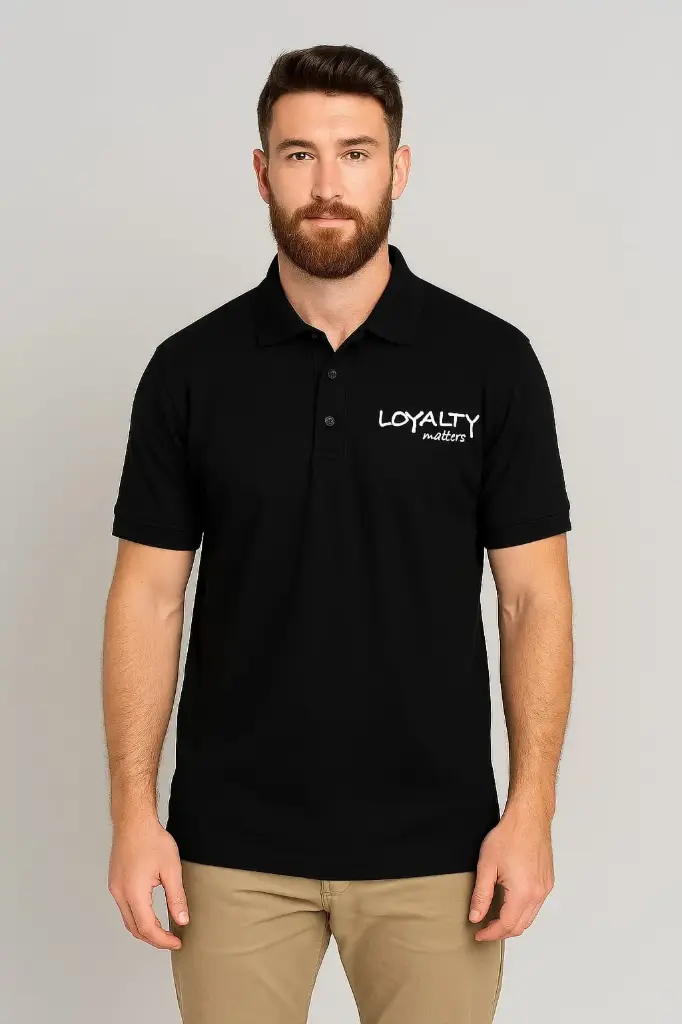 Black Loyalty Colar T-Shirt