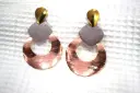 Multicolor Round Earrings