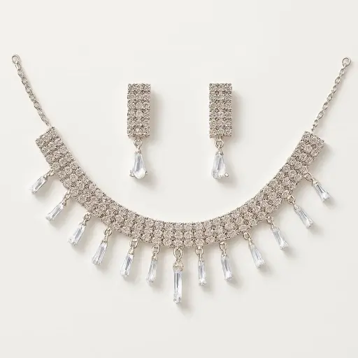 [SVTNECK20001] Zircon Stone Necklace