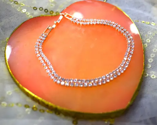 [SVAJBRACELET1001] Zircon Hand Bracelet